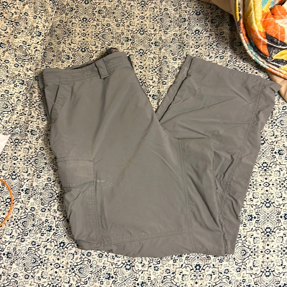 Grey cargo pants